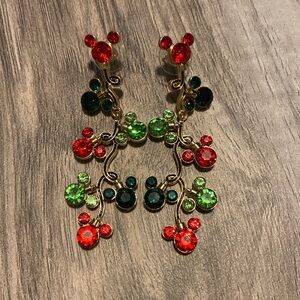 Disney Christmas earrings❤️💚